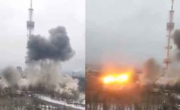 روس کی یوکرین میں بمباری جاری، مرکزی ٹی وی کی عمارت پر حملے میں 5 افراد ہلاک