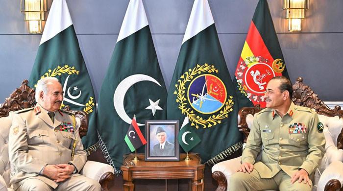 Pakistan, Libya Military Chiefs Discuss Security, Defense Ties