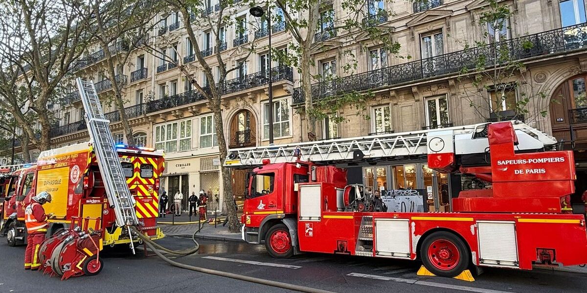 Paris Fire: 50 Firefighters Battle Blaze in 3rd Arrondissement