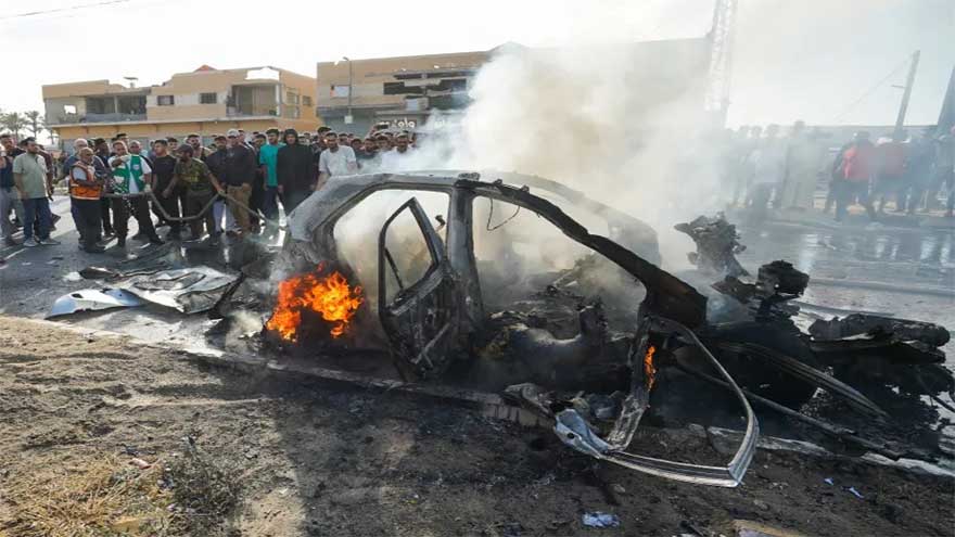 Israeli Drone Strike Kills 3 Police in Gaza Camp