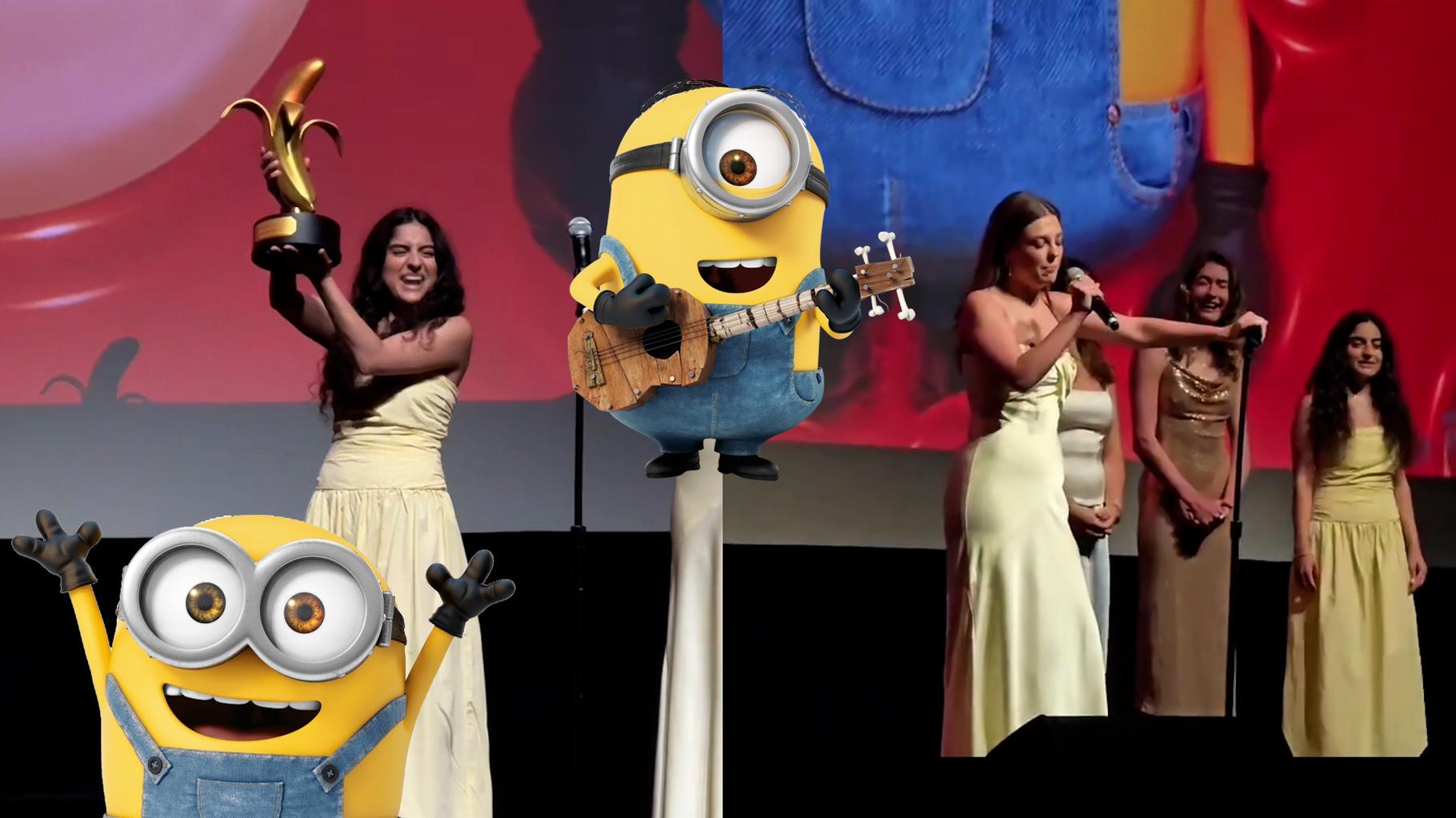 Minion Singing Contest Steals Spotlight at LA Premiere