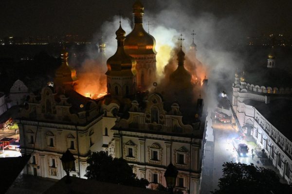Russian Strikes Hit Kyiv Cathedral, Killing 9 Across Ukraine