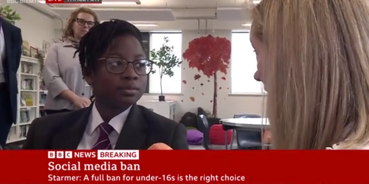 Teen's Viral Sarcasm Greets UK Social Media Ban Plan