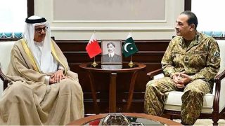 Bahrain's Foreign Minister Holds Defence Talks With Pakistan Army Chief at GHQ
