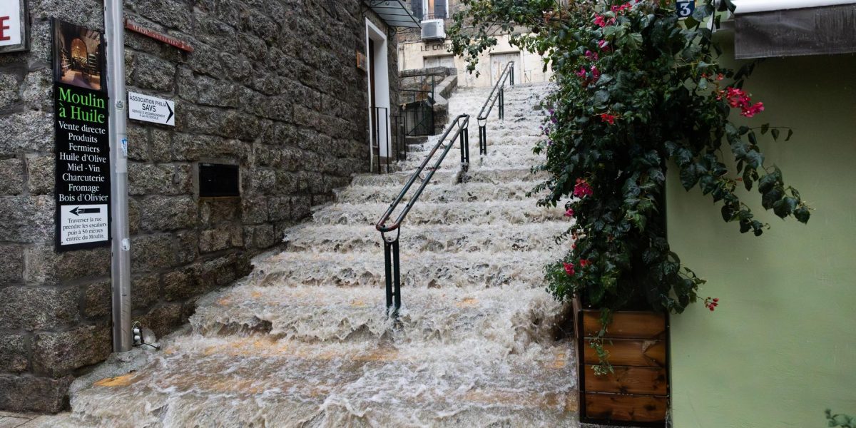 Corsica Battered by Record Rainfall as Floods Claim a Life