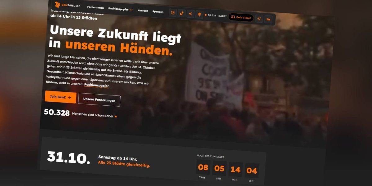 German Gen Z Rallies Nationwide, Drawing Inspiration from French Protest Movement