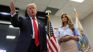 Trump Embraces Early Voting He Once Denounced, Casts Ballot in Florida